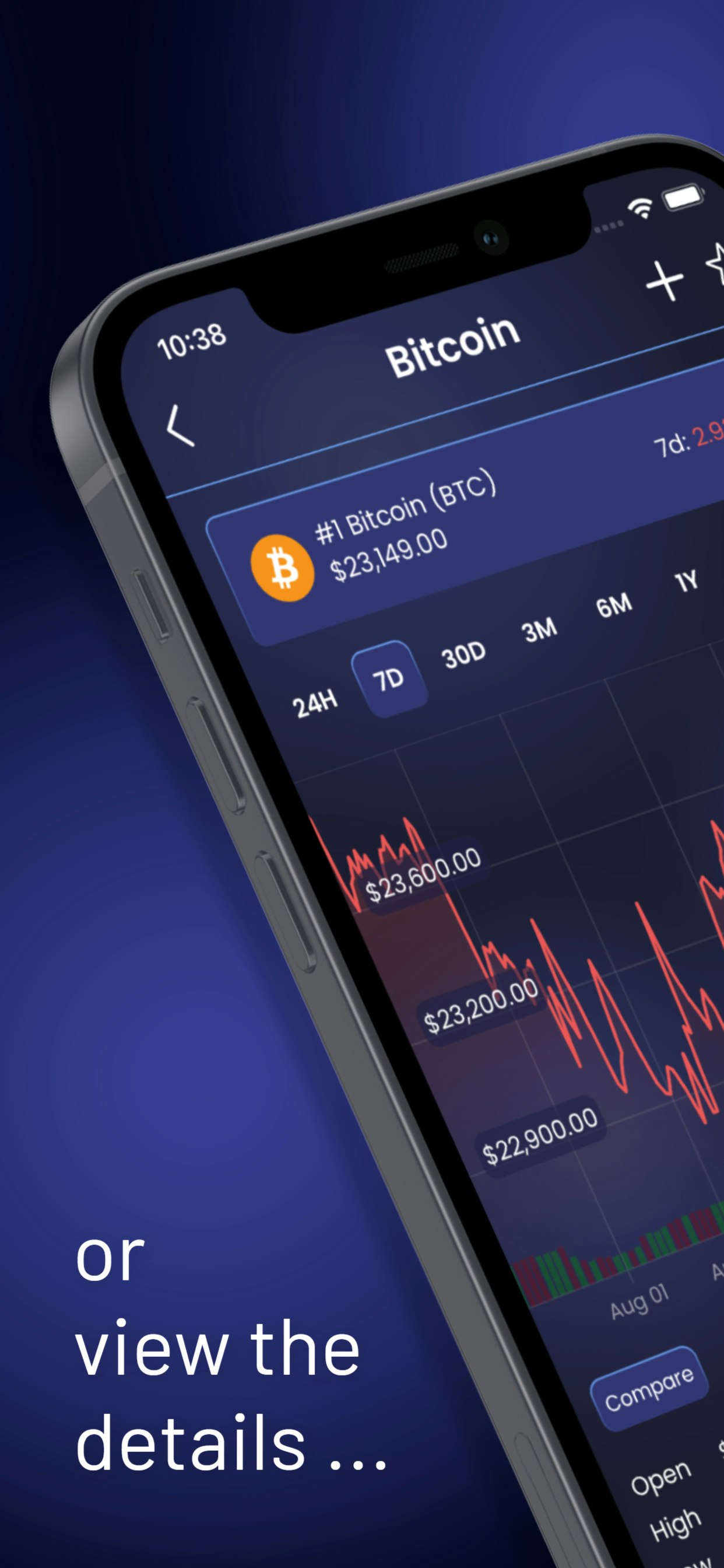 Tesadüf bir şekilde - Herkes için kripto para birimi izleyicisi iOS/Android medya 7