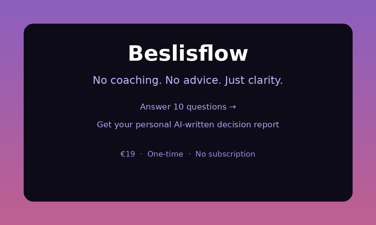 Beslisflow gallery image