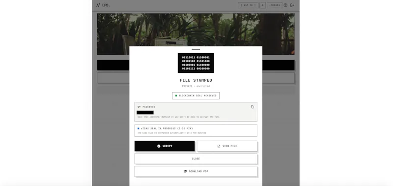 LPD · Protect your digital property screenshot 1