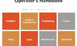 Operators Handbook image