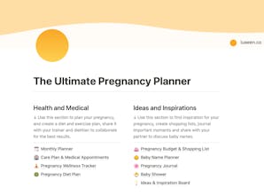 The Ultimate Pregnancy Planner gallery image