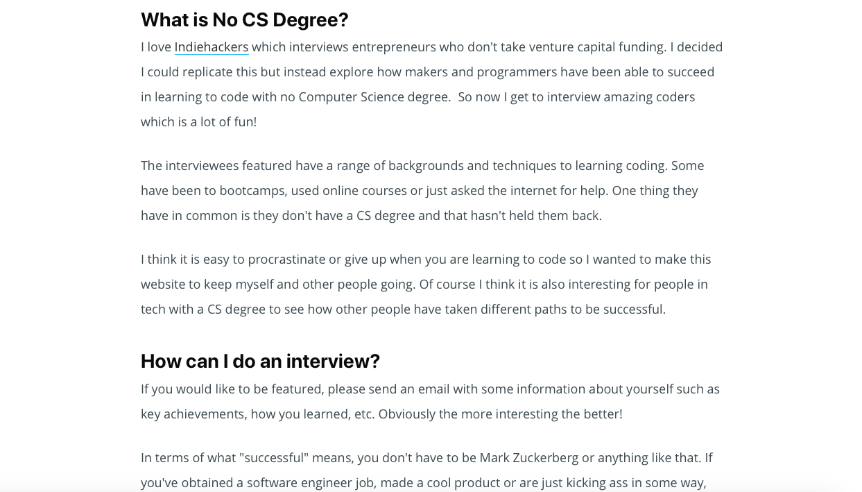 No CS Degree gallery image