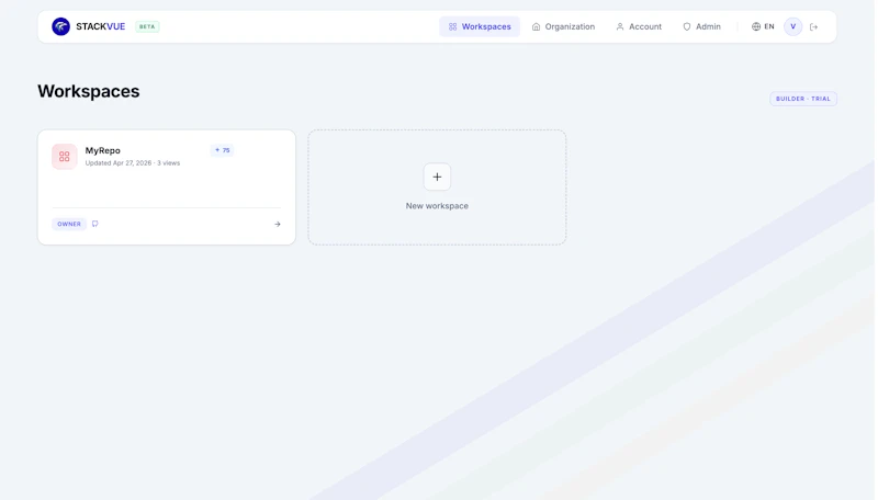 StackVue screenshot 1