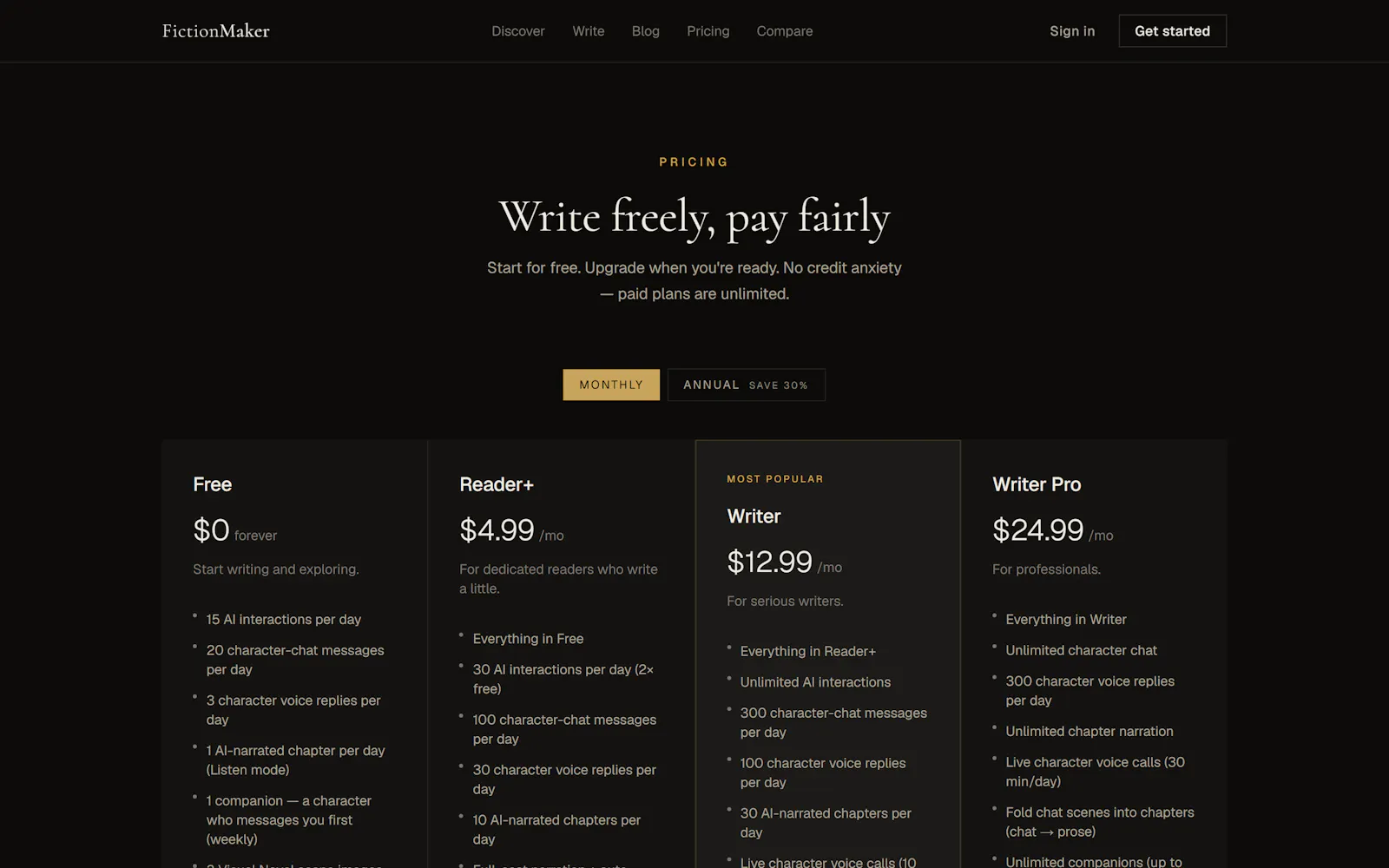 FictionMaker screenshot 6