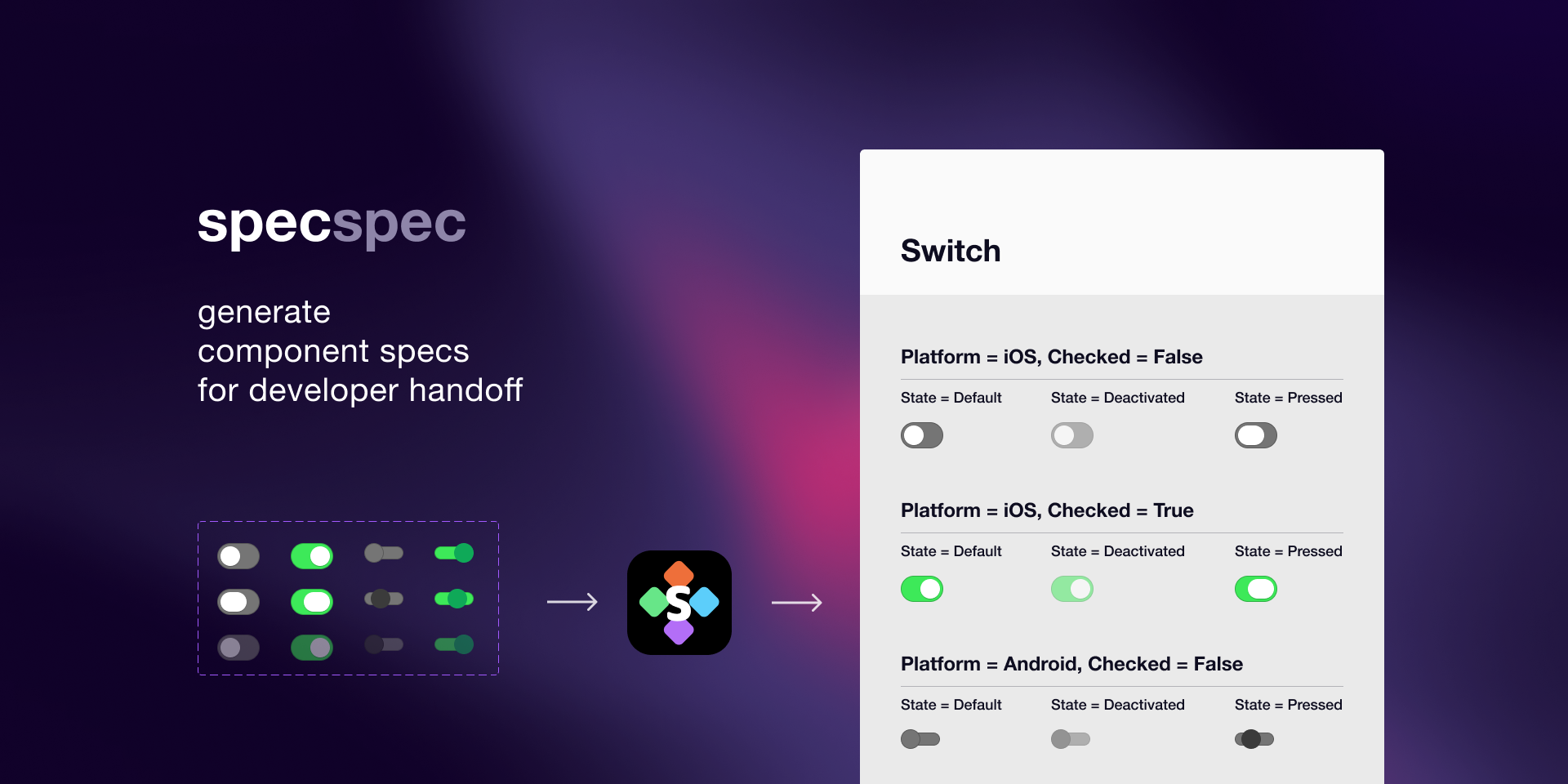 Specpec- 구성 요소 사양 플러그인 미디어 1