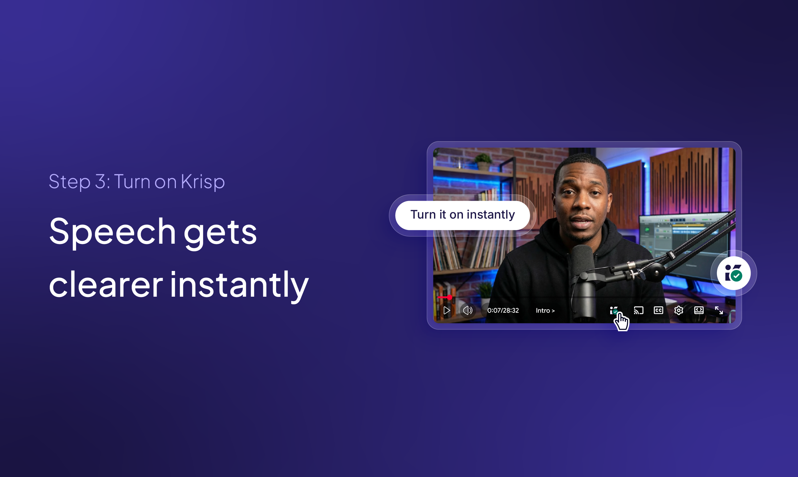 Krisp Accent Converter for YouTube gallery image
