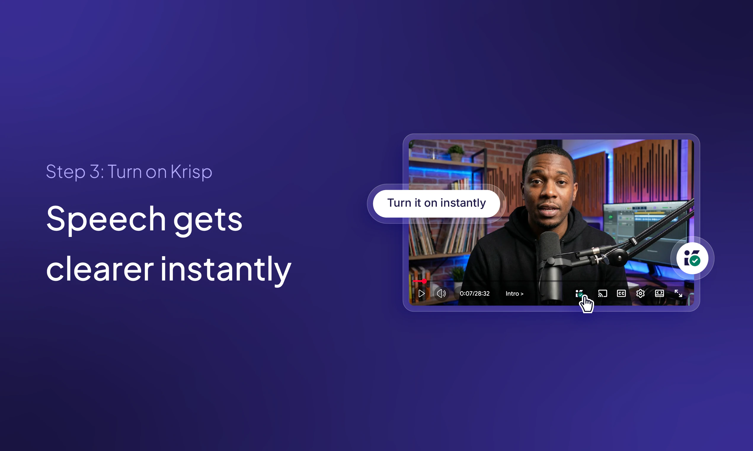 Krisp Accent Converter for YouTube screenshot 4