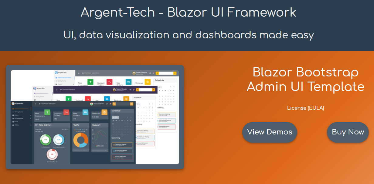 Argent-Tech - Blazor UI Framework