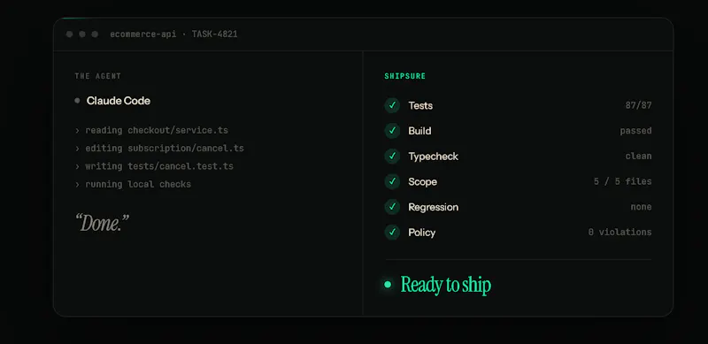 ShipSure screenshot 2