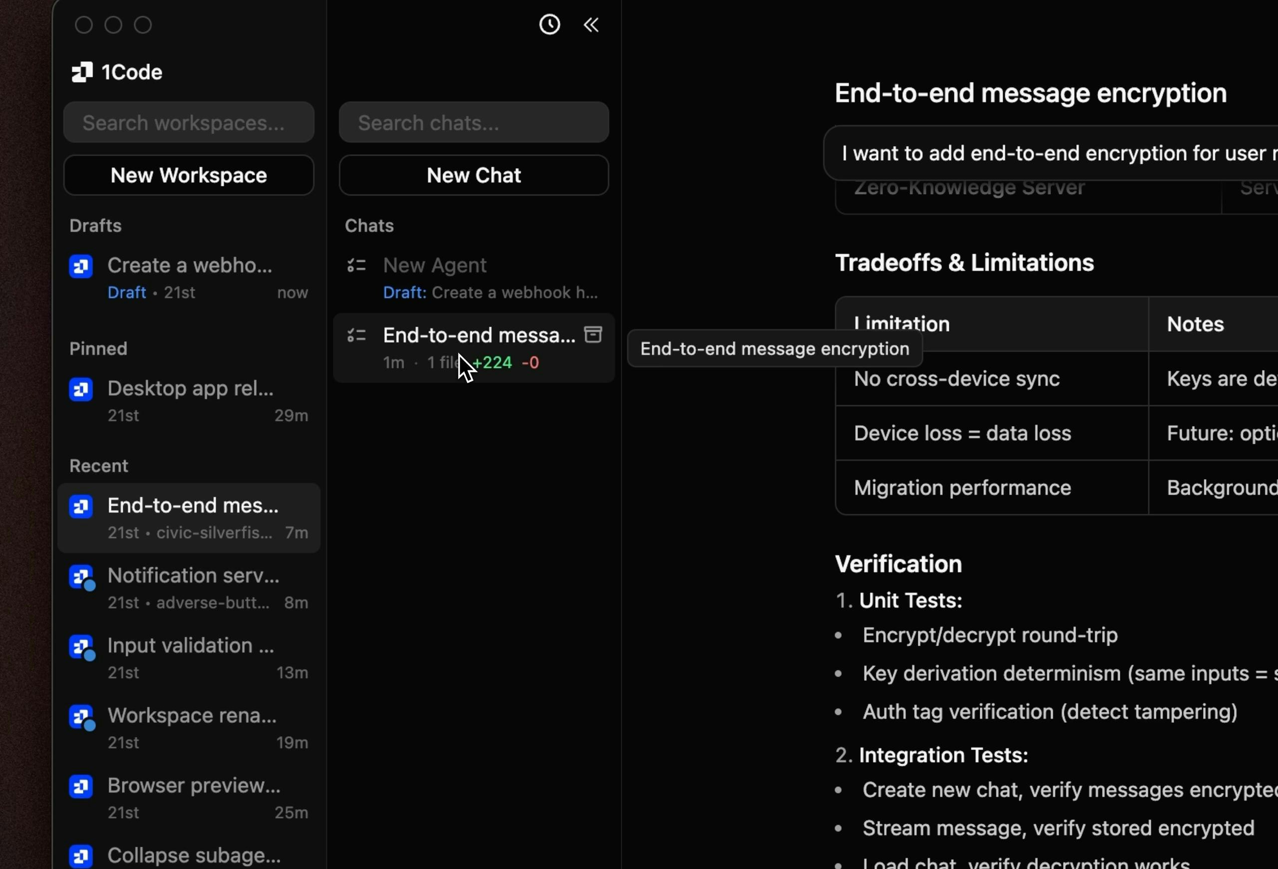 1Code - Screenshot 5 showing product features and functionality