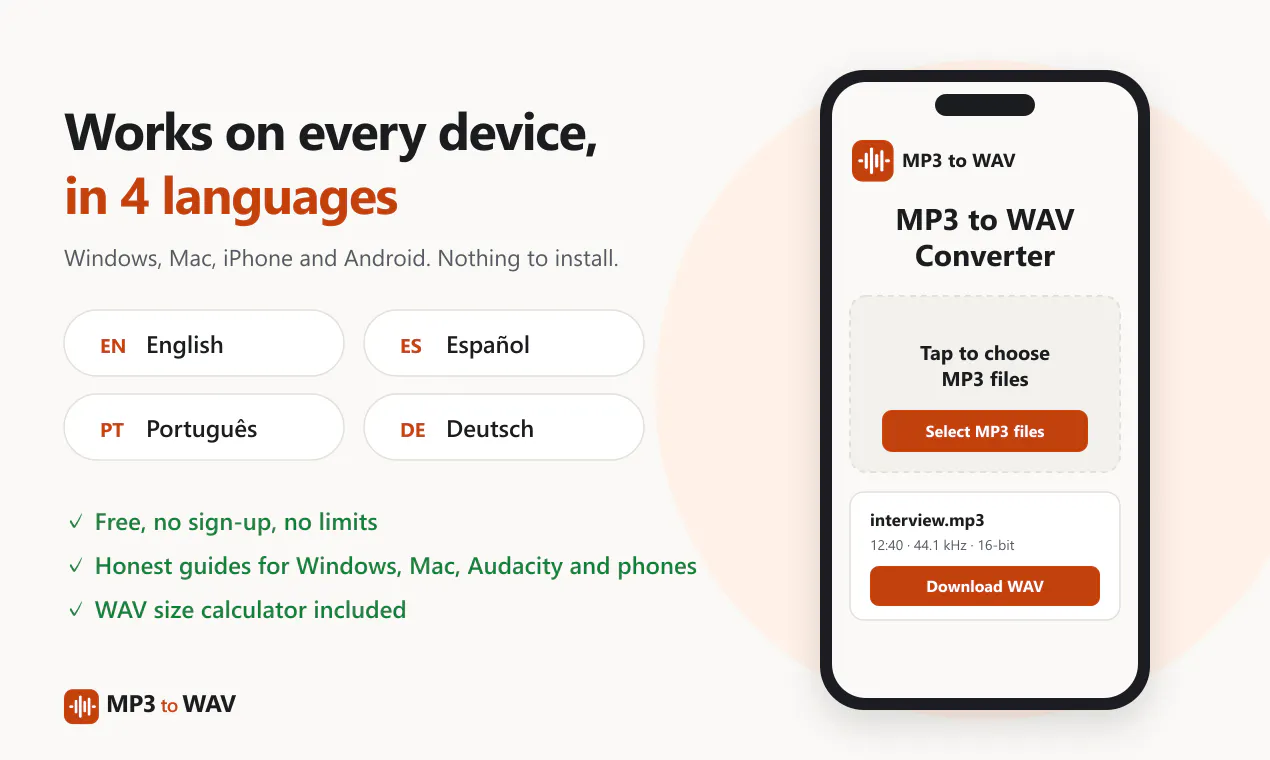 Mp3towavconvert gallery image