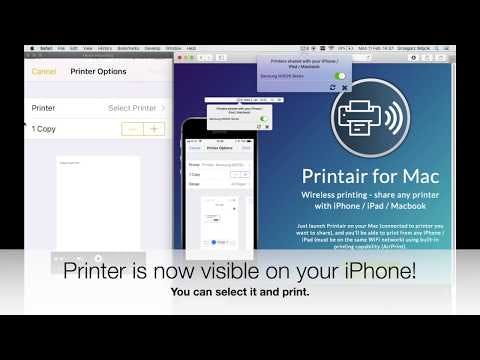Printair for Mac - share any printer with iPhone / iPad ! media 1