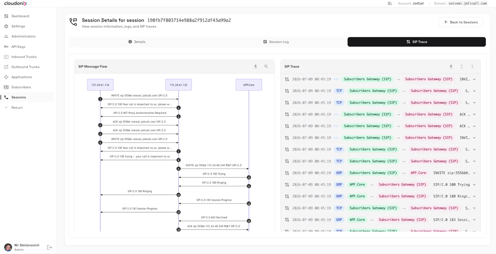 The AI Telephony Orchestration Platform screenshot 5