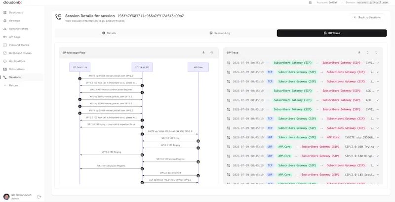 The AI Telephony Orchestration Platform screenshot 5