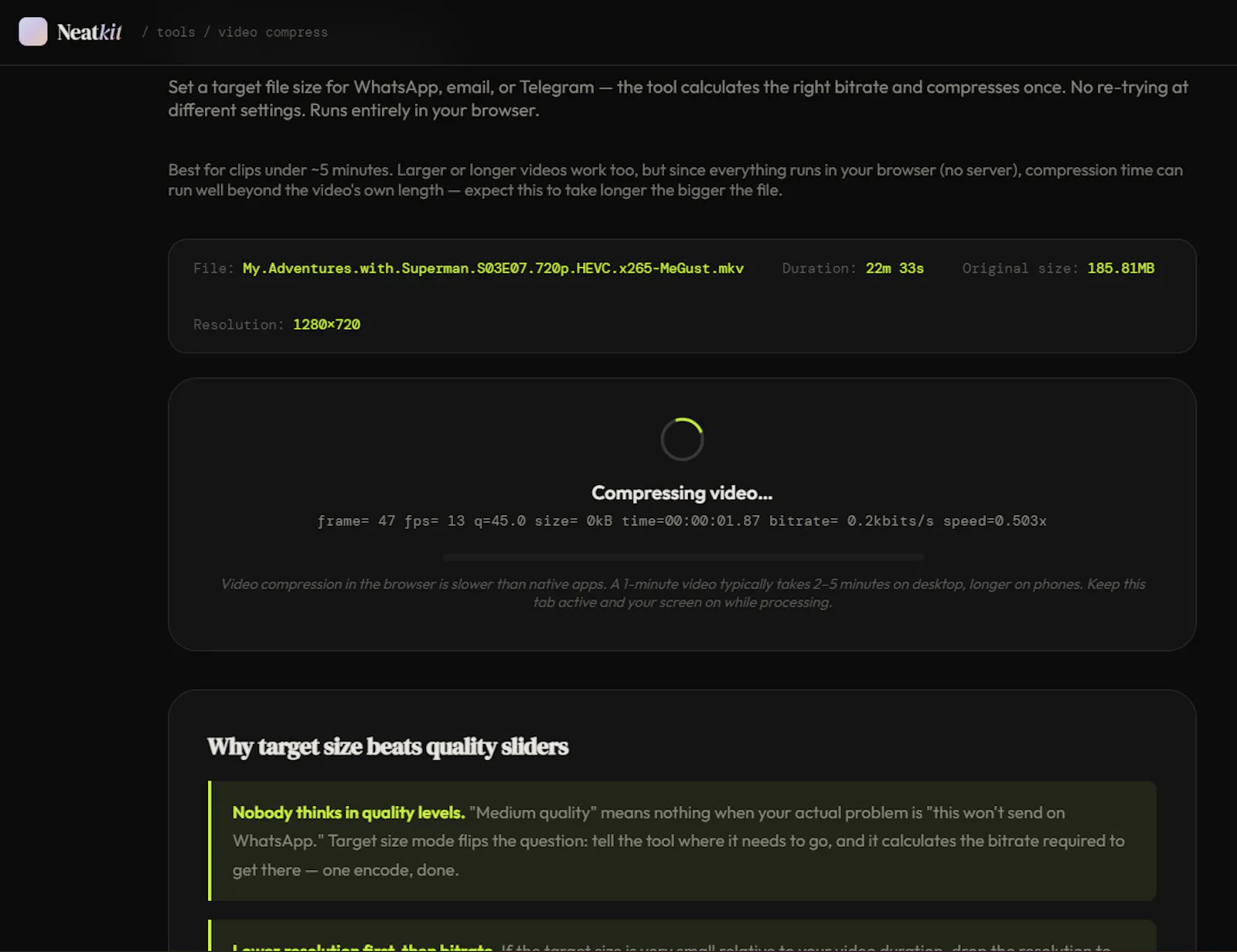 NeatKit screenshot 2