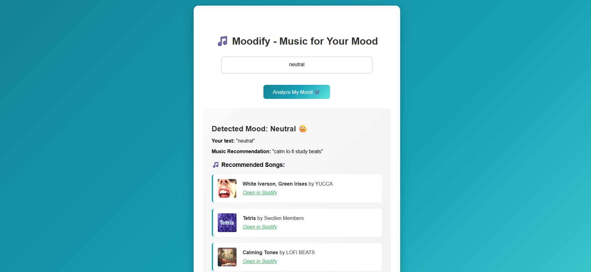 Moodify gallery image