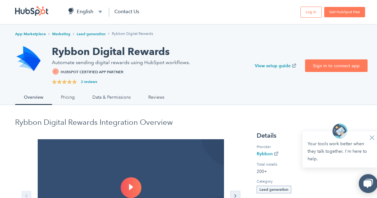 Rybbon Digital Rewards for HubSpot gallery image