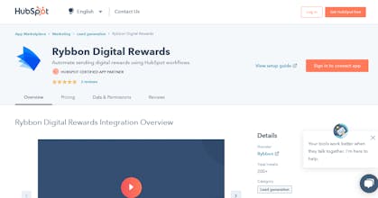 Rybbon Digital Rewards for HubSpot gallery image