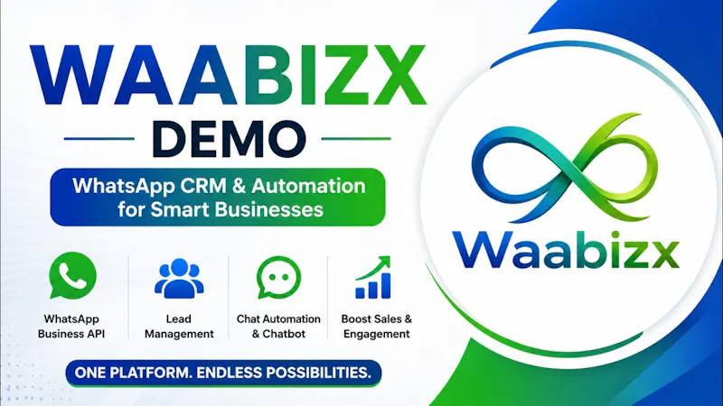 Waabizx- WhatsApp Business API screenshot 1 (video preview)