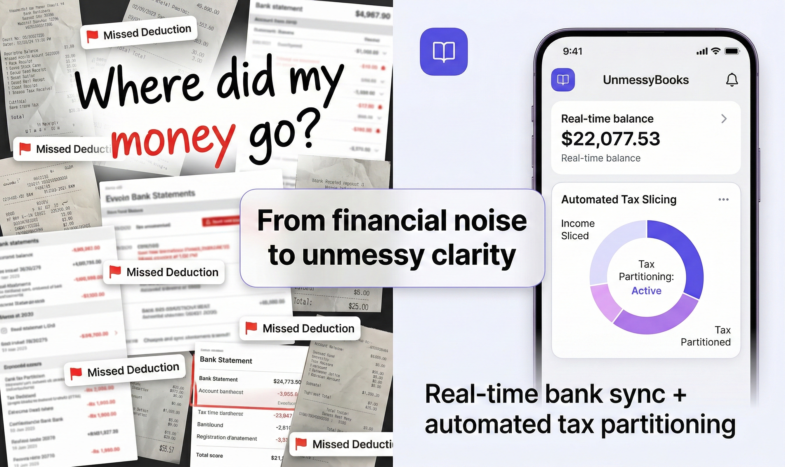 UnmessyBooks - Screenshot 2 showing product features and functionality