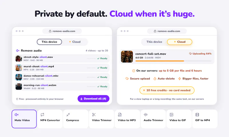 Remove Audio screenshot 5