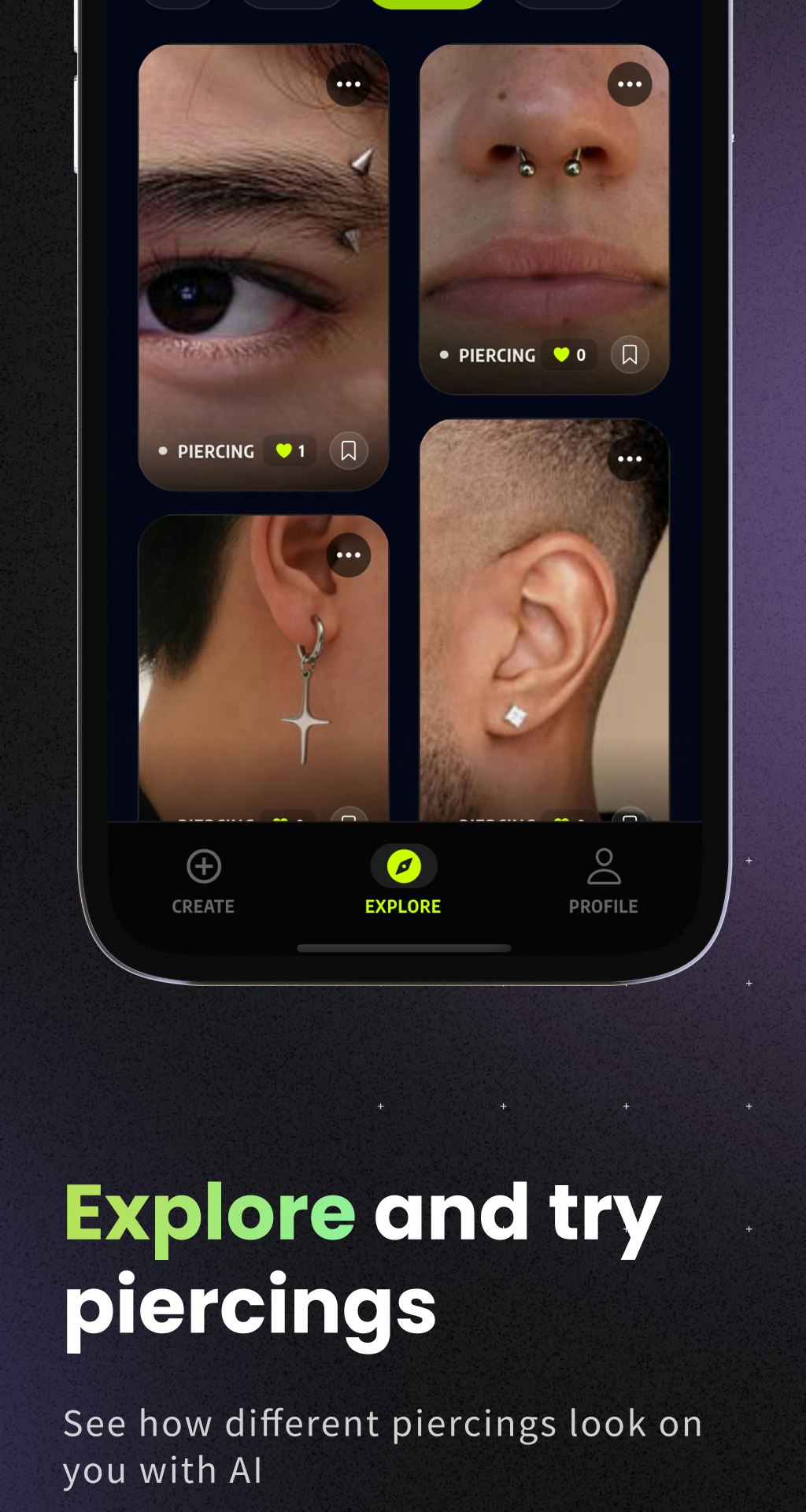 Tattoo & Piercing AI gallery image