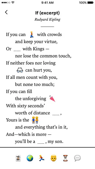 Emoji Poetry