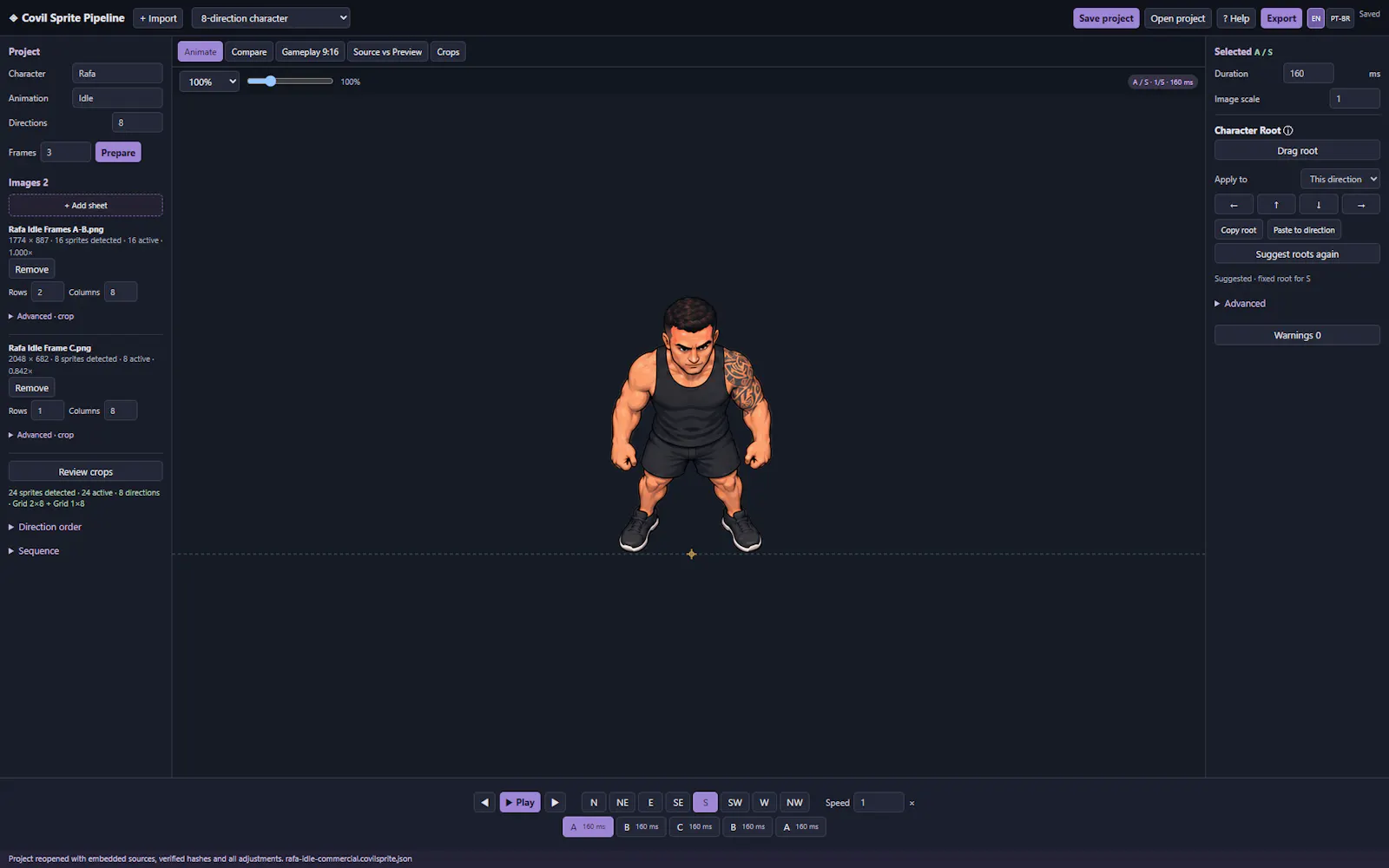 Covil Sprite Pipeline screenshot 1