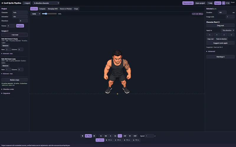 Covil Sprite Pipeline screenshot 1