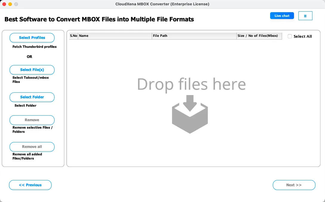 CloudXena MBOX Converter のプロダクトバナー