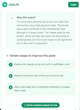 Chini.Fit - Find Hidden Sugar in Meals gallery image