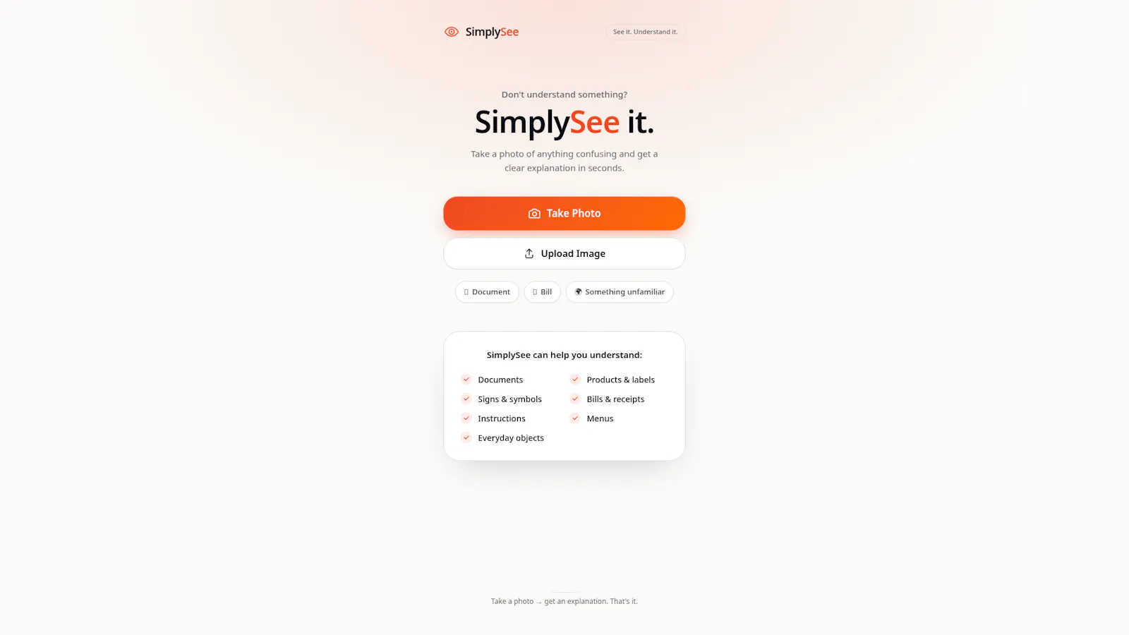 SimplySee — See it. Understand it. screenshot 2