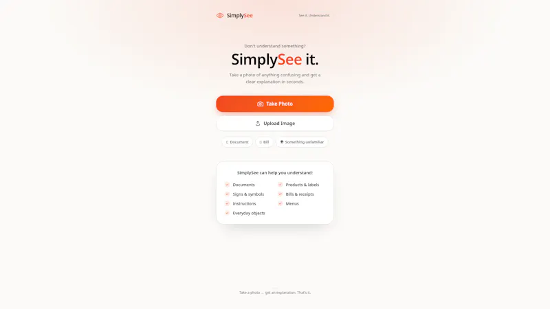 SimplySee — See it. Understand it. screenshot 2