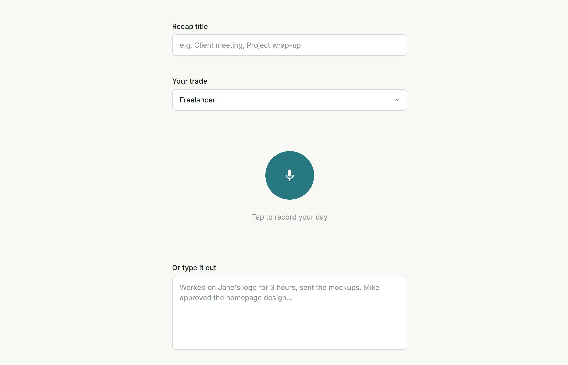 TalkRecap gallery image