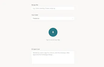 TalkRecap gallery image