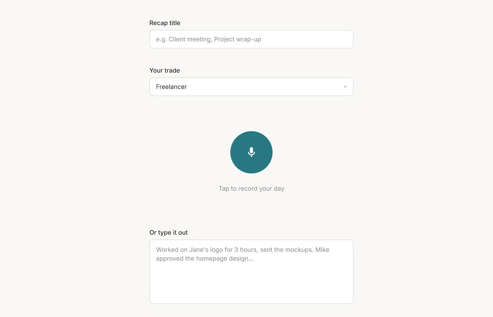 TalkRecap screenshot 3