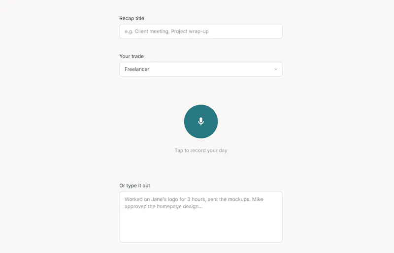 TalkRecap screenshot 3