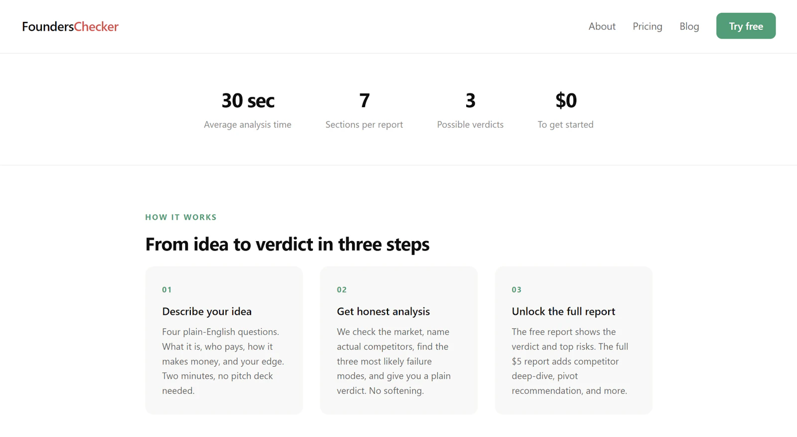 FoundersChecker screenshot 2