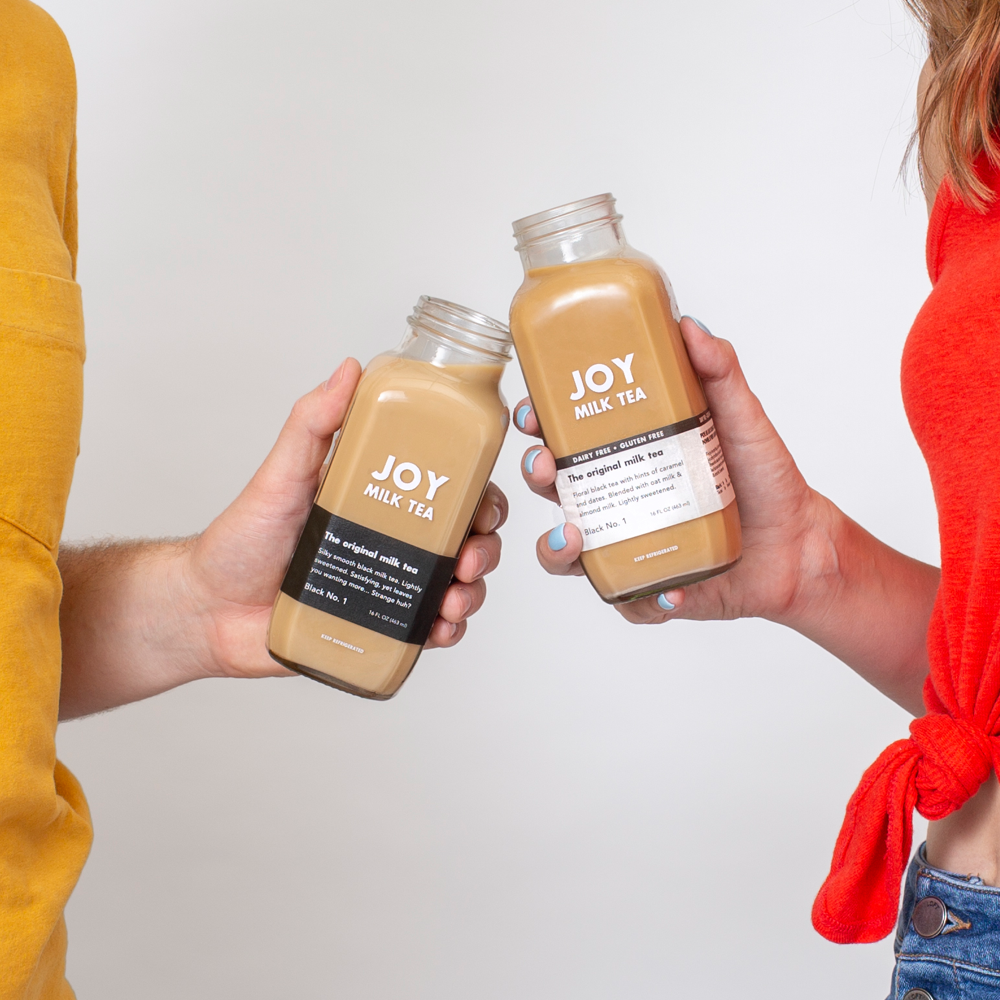 Joy Milk Tea Tell coffee you need a break Real milk tea Product Hunt