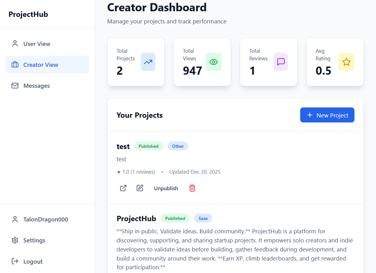 ProjectHub gallery image