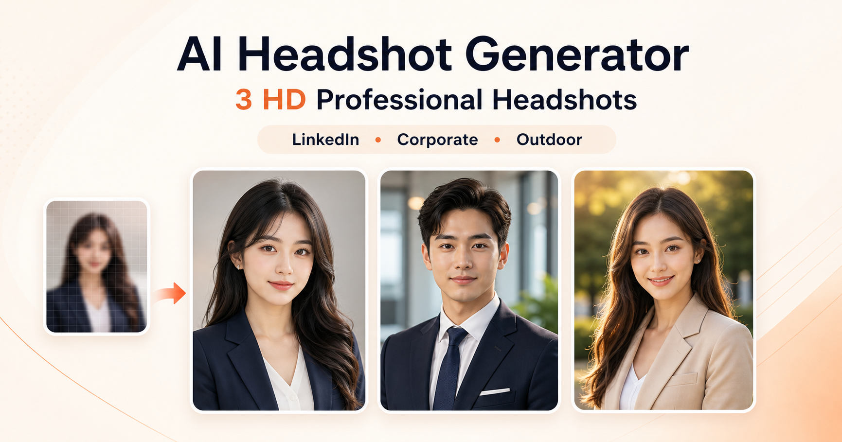 AI Headshot Generator for job seekers