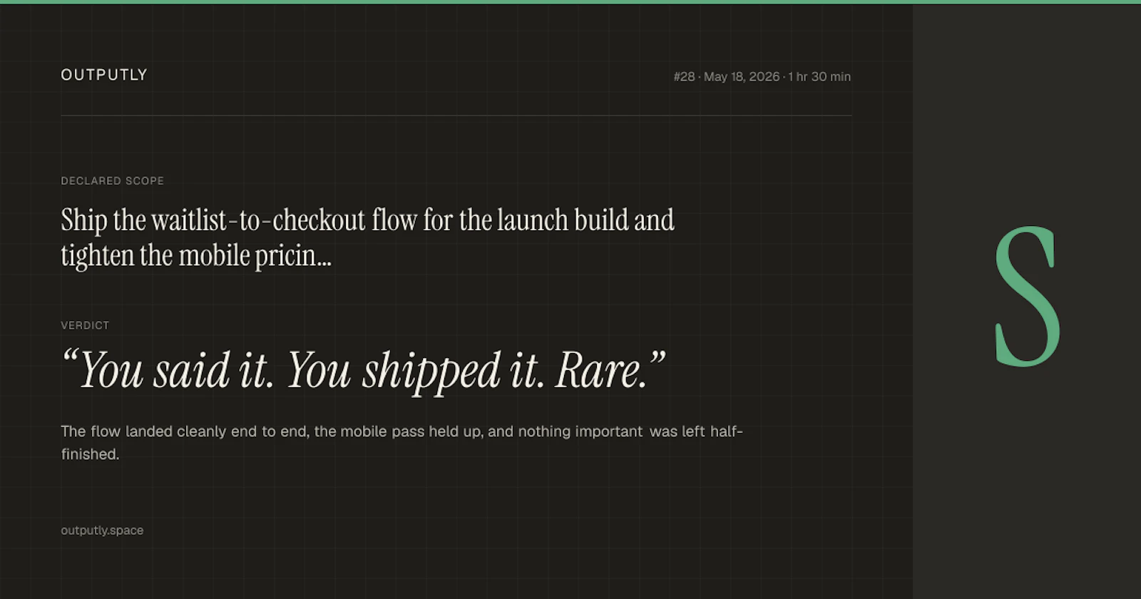 Outputly screenshot 4