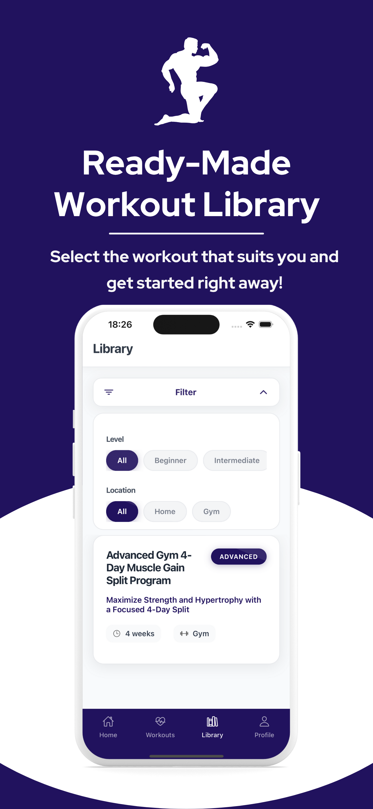 Fitlogram - Pianificatore di fitness basato sull'intelligenza artificiale media 3