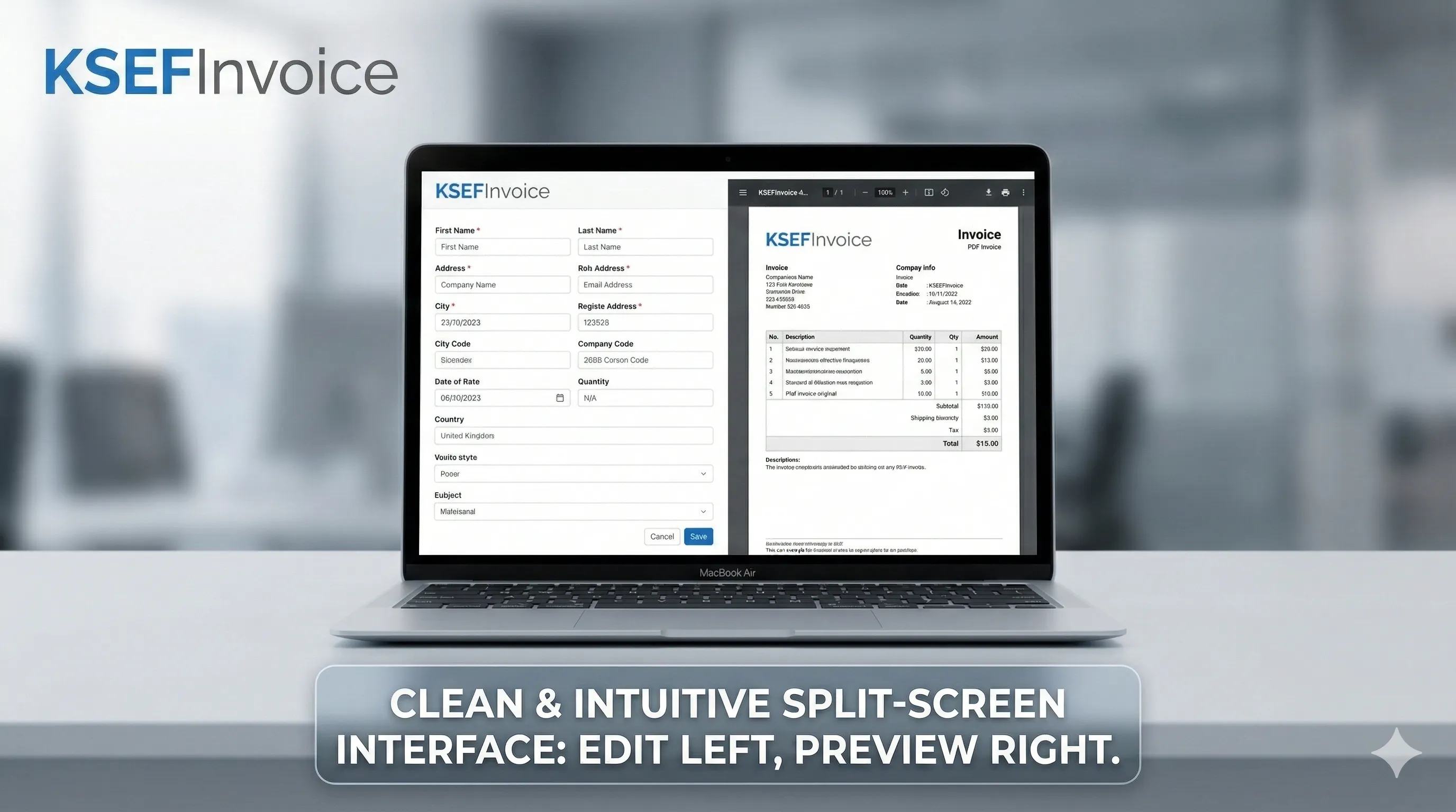 Invoice Project SPA product banner