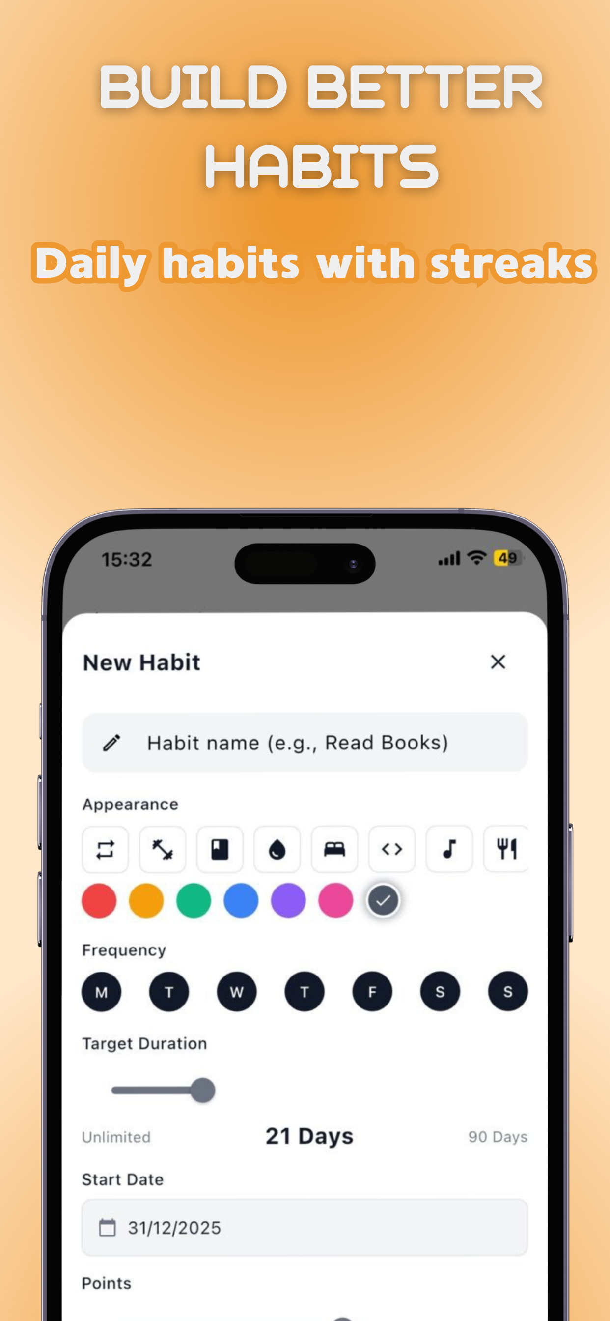 Dayvee: Daily Life Tracker - Screenshot 5 showing product features and functionality