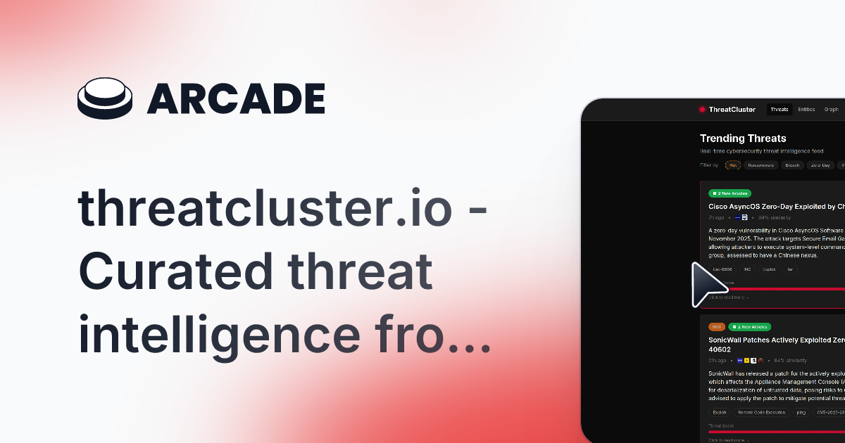 ThreatCluster gallery image