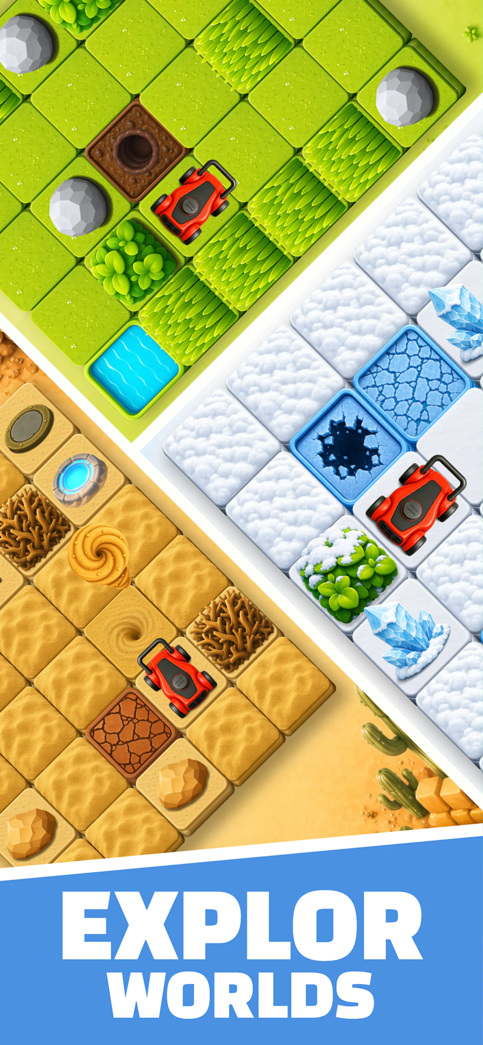 Lawn Slide - Mow & Puzzle  screenshot 3
