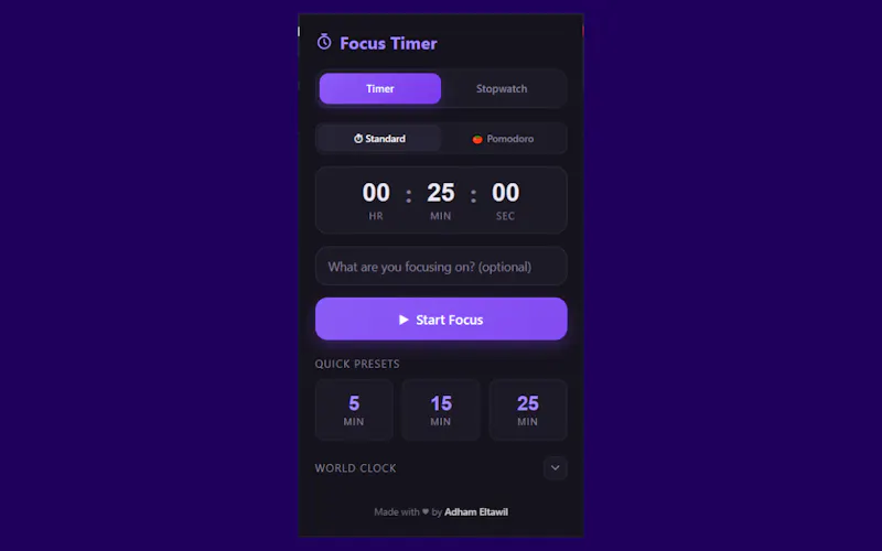 Focus Timer screenshot 1