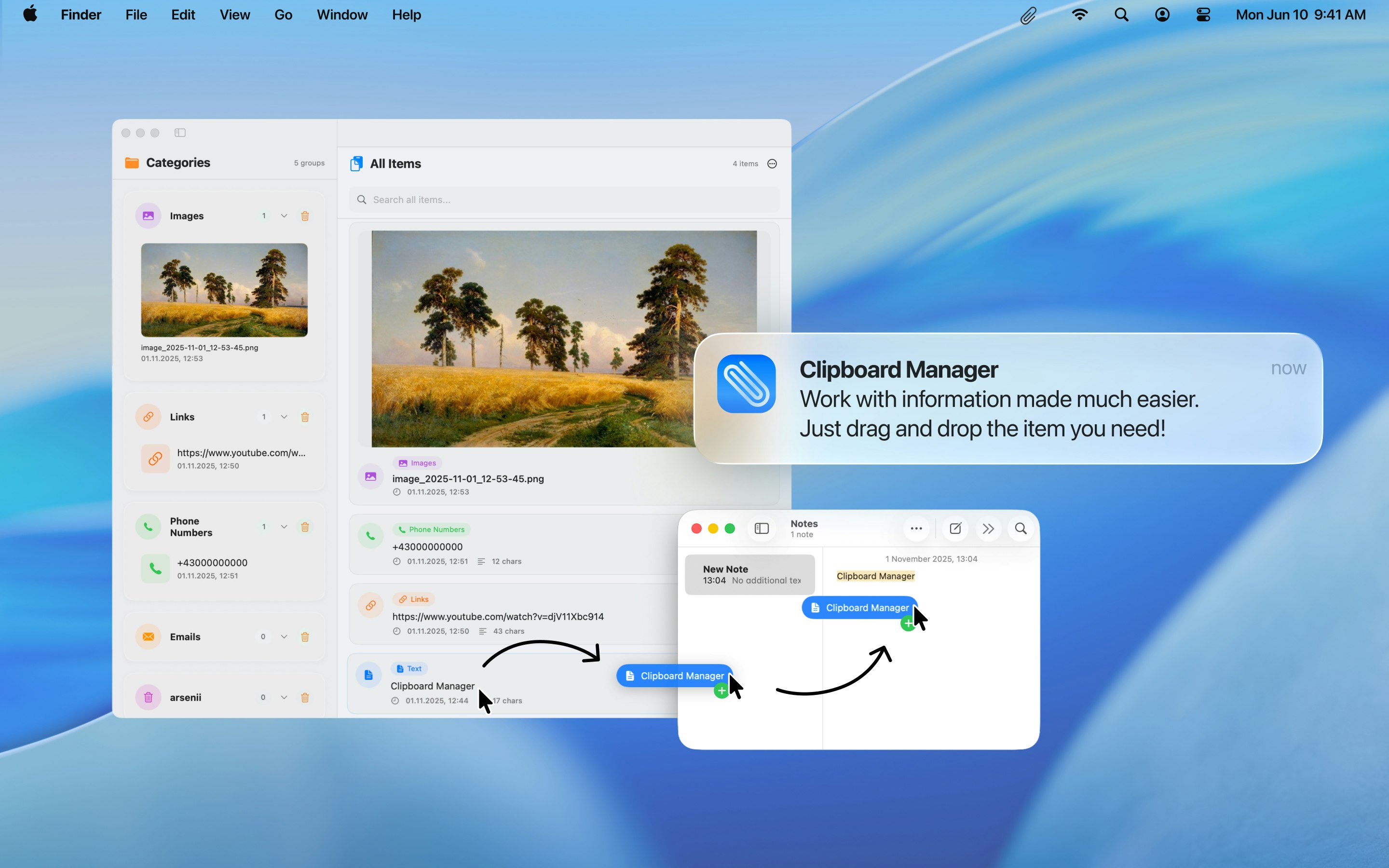 Clipboard Manager - Screenshot 3 showing product features and functionality