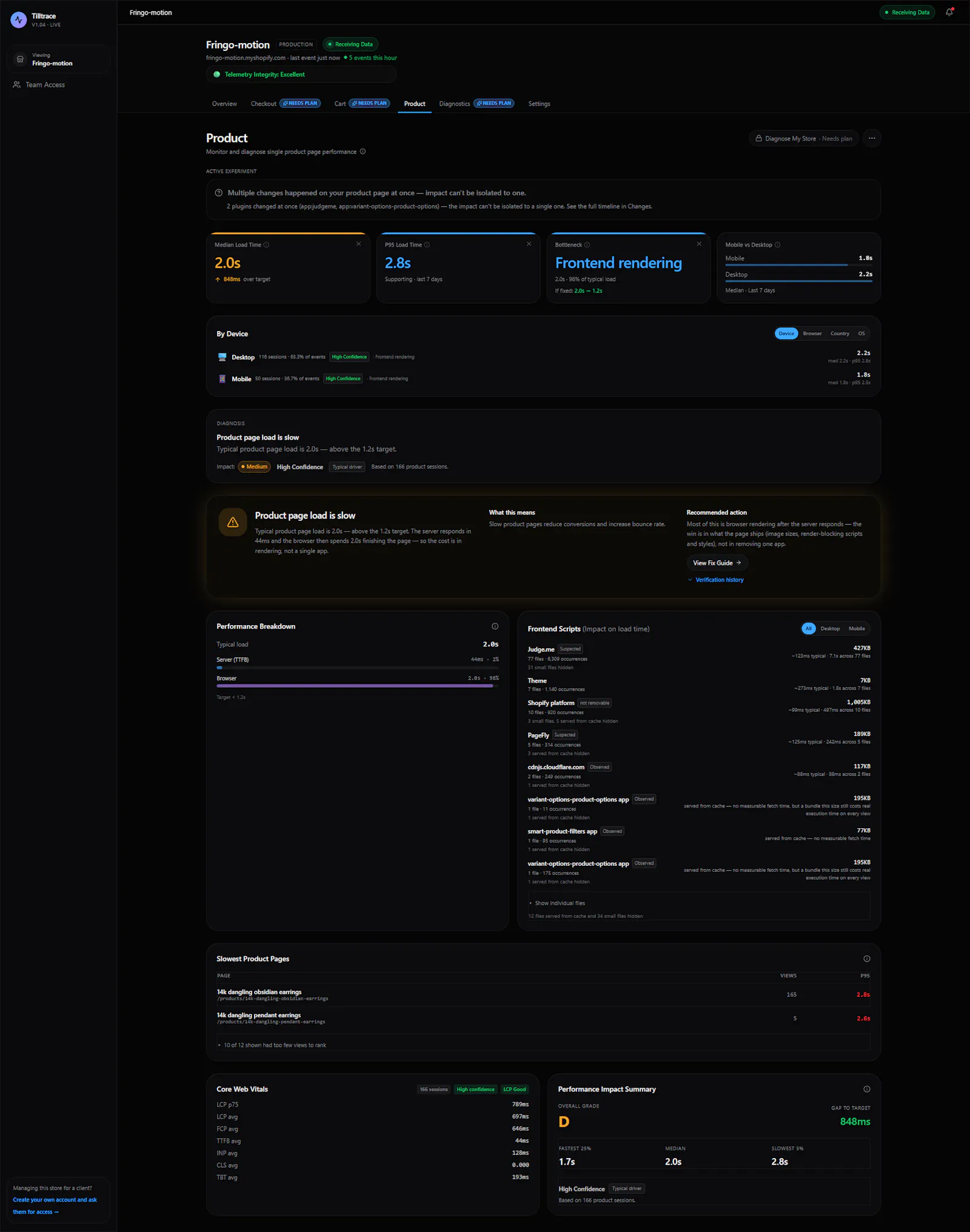 Tilltrace screenshot 2